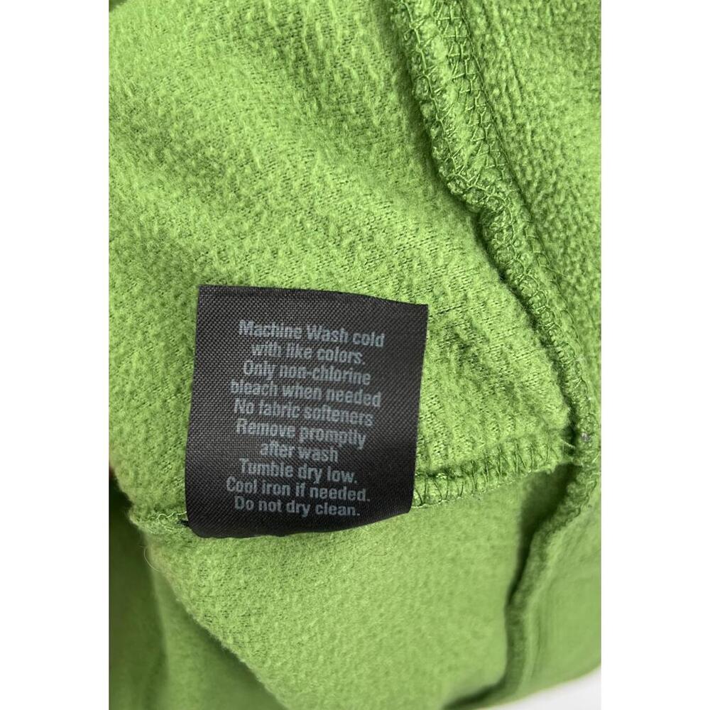 Green Full Zip Fleece Hoodie Medium Lightweight Activewear‎ RBX - Picture 7 of 9